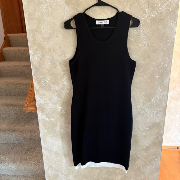 Taylor Black and White Dress - Picture 1 of 5